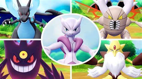 mega evolution pokemon let's go